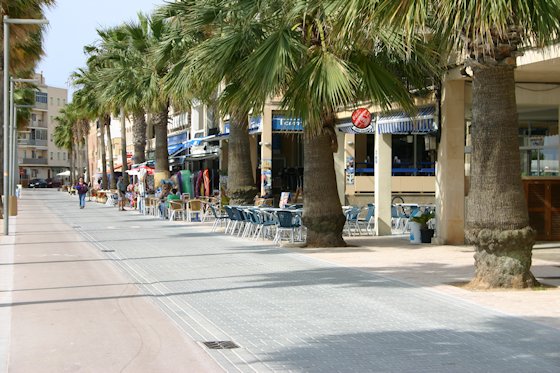 Strandpromenade von Colonia Sant Jordi